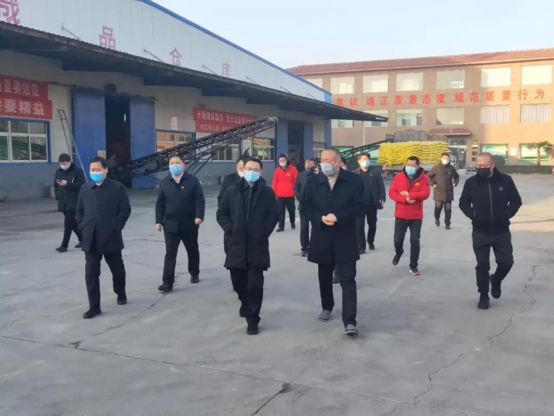 縣長(zhǎng)申琳調(diào)研旭瑞集團(tuán)疫情防控、復(fù)工復(fù)產(chǎn)情況！